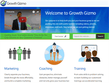 Tablet Screenshot of growthgizmo.com